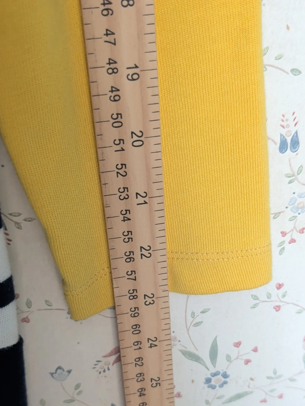 Boden Striped Navy Yellow Long-Sleeve Shift Dress Blue Pockets 12L Block Vintage